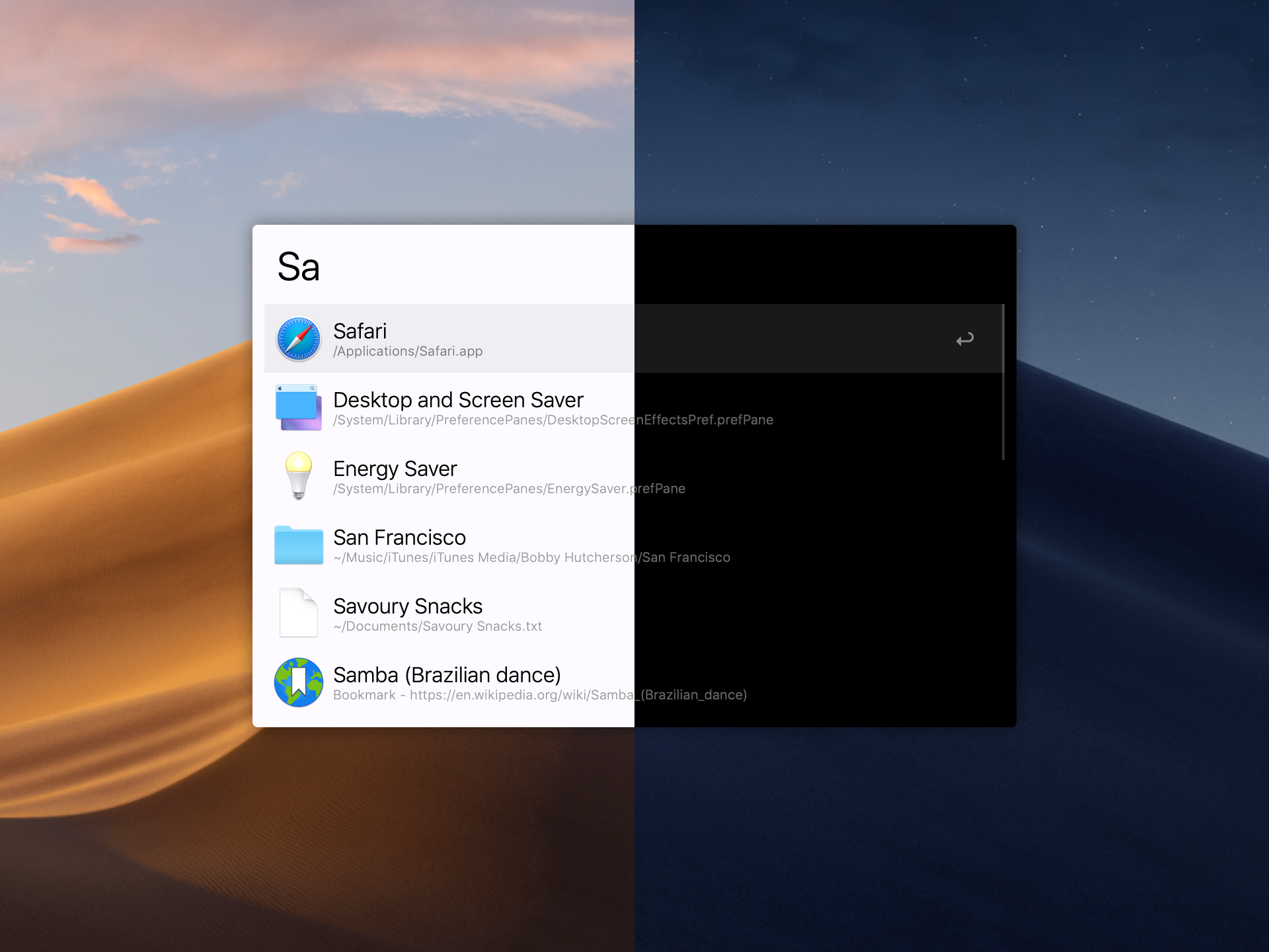 Pure theme for Alfred